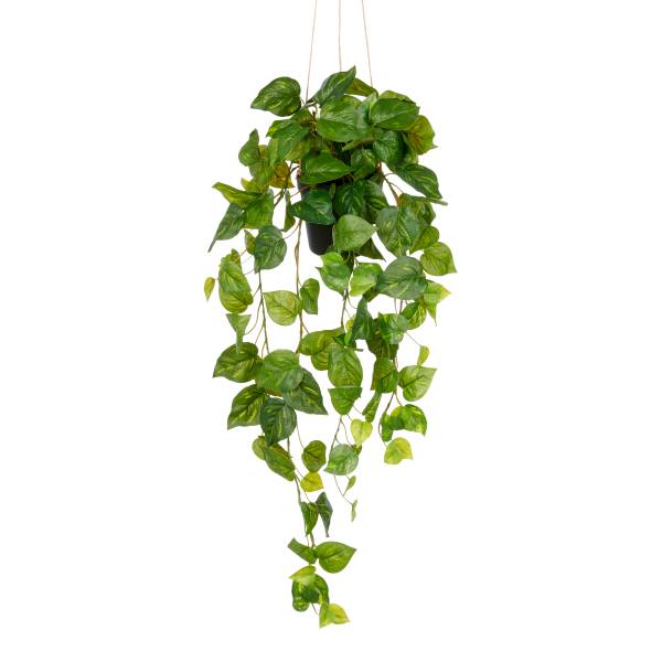 Kunstpflanze Philodendron Hederaceum - Polyethylen - Grün