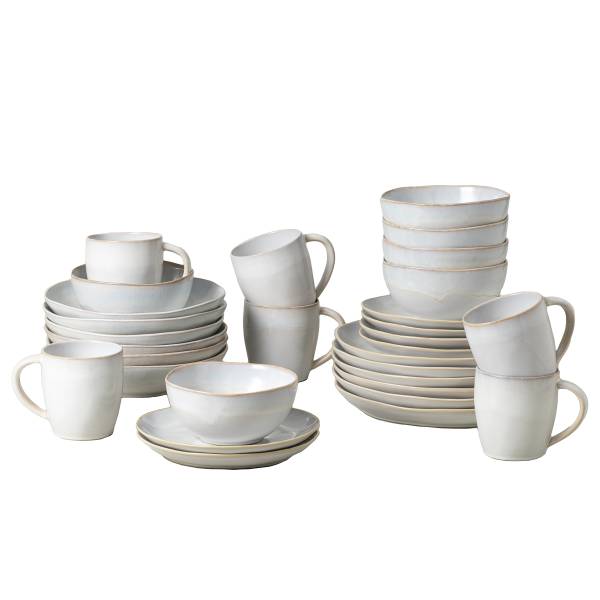 Kombiservice Brisa 30-teilig Typ A - Keramik - Creme / Beige