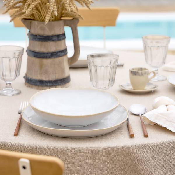 Kombiservice Brisa 30-teilig Typ A - Keramik - Creme / Beige