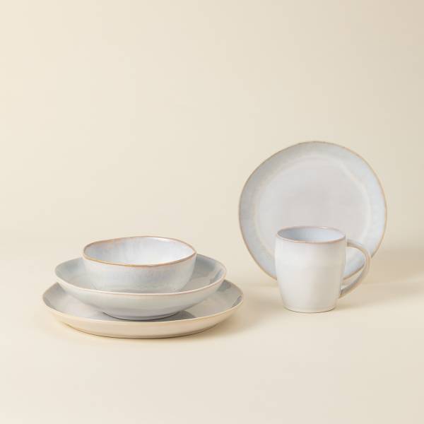 Kombiservice Brisa 30-teilig Typ A - Keramik - Creme / Beige