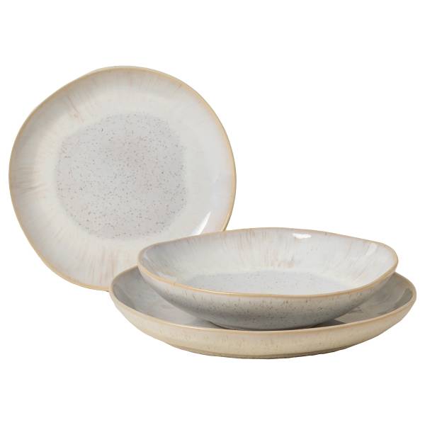 Tafelservice Eivissa 3-teilig Typ A - Keramik - Beige