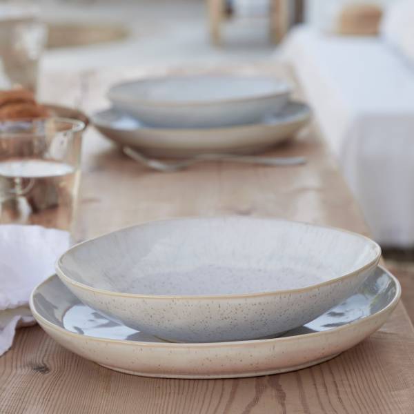 Tafelservice Eivissa 3-teilig Typ A - Keramik - Beige