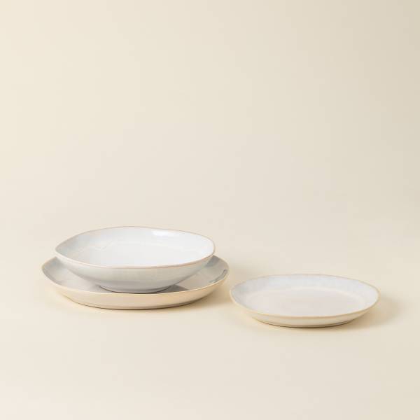 Tafelservice Brisa 12-teilig Typ B - Keramik - Creme / Beige