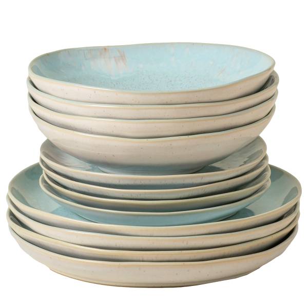 Tafelservice Eivissa 12-teilig Typ B - Keramik - Mint