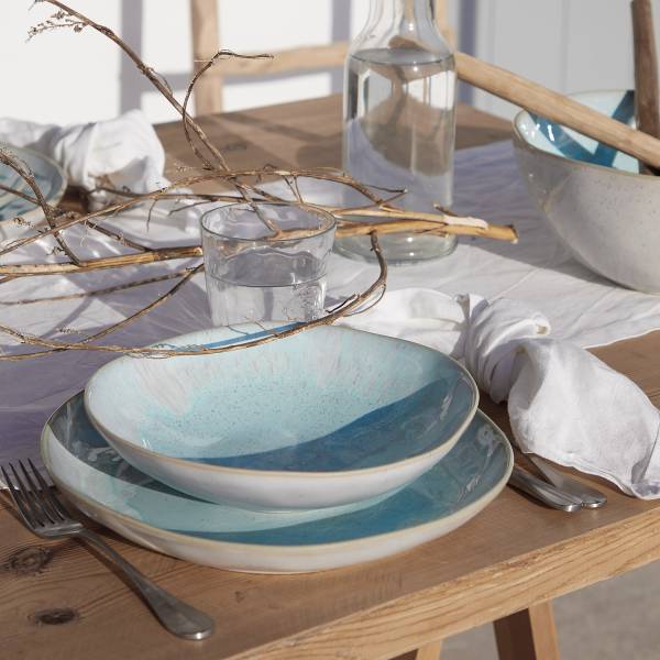 Tafelservice Eivissa 12-teilig Typ B - Keramik - Mint