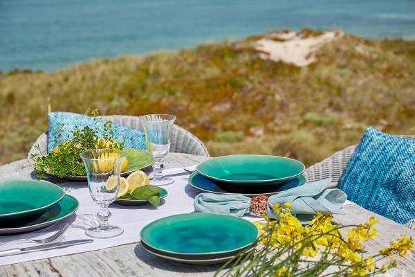 Tafelservice Riviera 12-teilig Typ A - Keramik - Azur