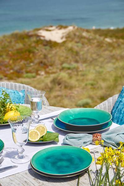 Tafelservice Riviera 12-teilig Typ A - Keramik - Azur