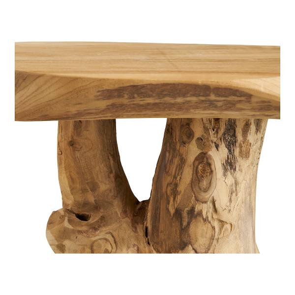 Massiver Beistelltisch Tourako - Teak