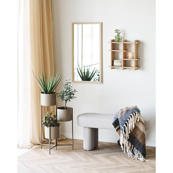 Furniertes Tassenregal Catlett - Eiche
