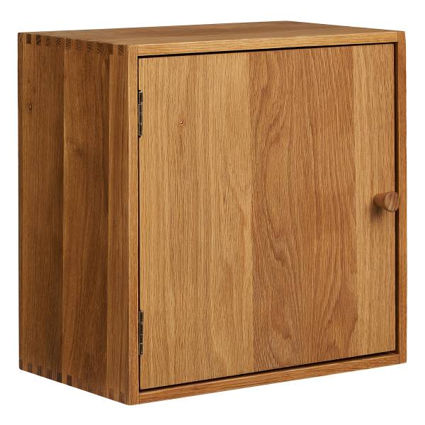 Massiver Hängeschrank Wexwood mit Tür - Eiche