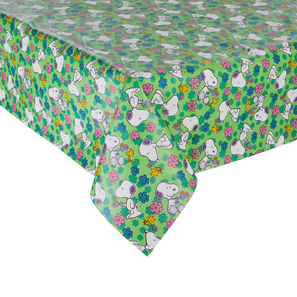 Wachstischdecke PEANUTS WATERPROOF - Polyester / EVA - Bunt - 130 x 160 cm