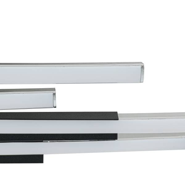 Deckenleuchte VUNO - Aluminiumguss - 4-flammig - Schwarz