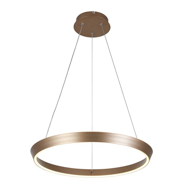 Pendelleuchte IVEN - Aluminiumguss - 1-flammig - Cappuccino