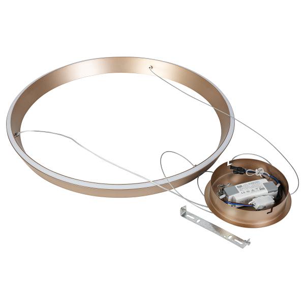 Pendelleuchte IVEN - Aluminiumguss - 1-flammig - Cappuccino