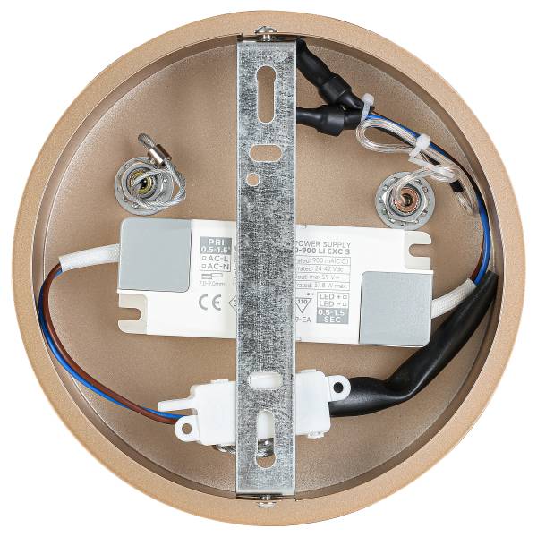 Pendelleuchte IVEN - Aluminiumguss - 1-flammig - Cappuccino