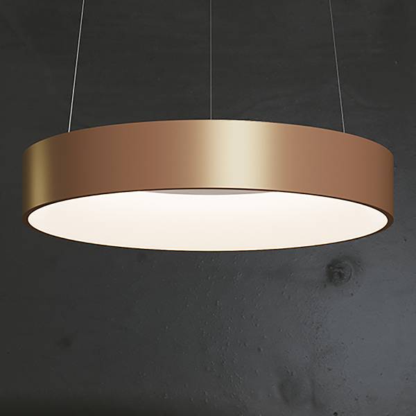 LED-Pendelleuchte Noah - Aluminium / Acrylglas - 1-flammig - Gold