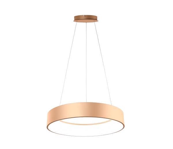 LED-Pendelleuchte Noah - Aluminium / Acrylglas - 1-flammig - Gold