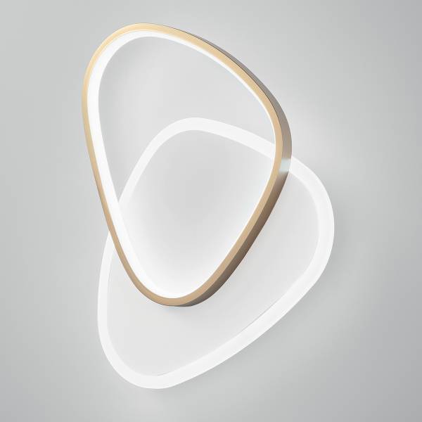 LED-Deckenleuchte Ayrton - Aluminium - 1-flammig - Gold