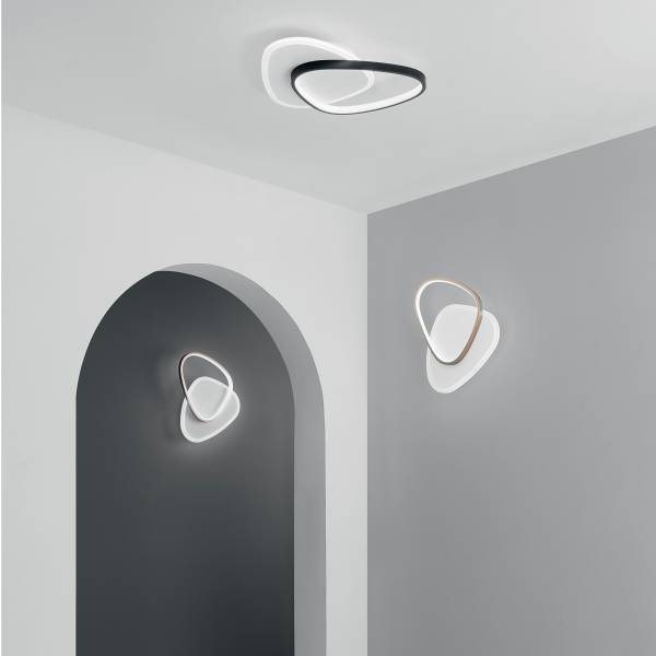 LED-Deckenleuchte Ayrton - Aluminium - 1-flammig - Gold