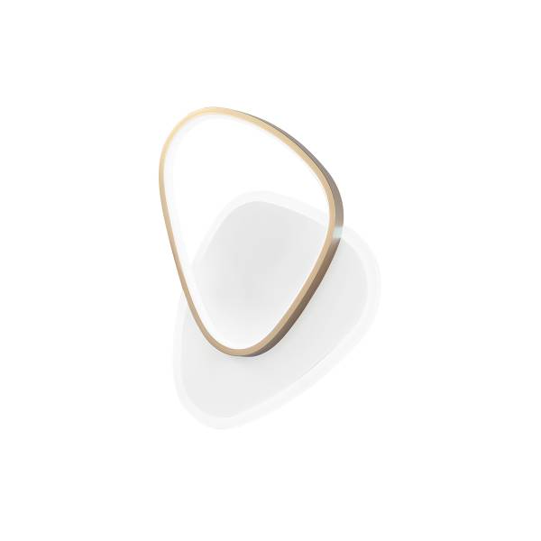 LED-Deckenleuchte Ayrton - Aluminium - 1-flammig - Gold