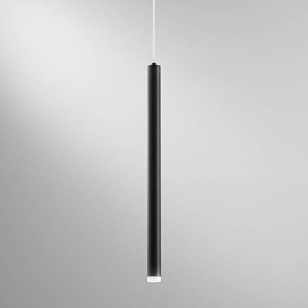 LED-Pendelleuchte Pype Typ A - Aluminium - 1-flammig - Schwarz