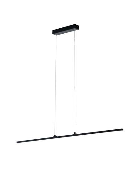 LED-Pendelleuchte Shanghai Typ A - Aluminium - 1-flammig - Schwarz