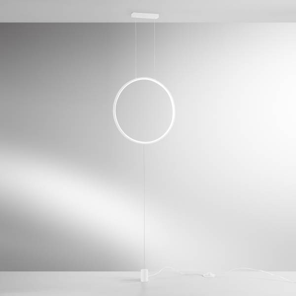 LED-Stehleuchte Portal - Aluminium - 1-flammig - Weiß
