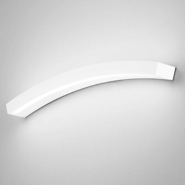 LED-Wandleuchte Aloha - Gips - 1-flammig - Breite: 80 cm