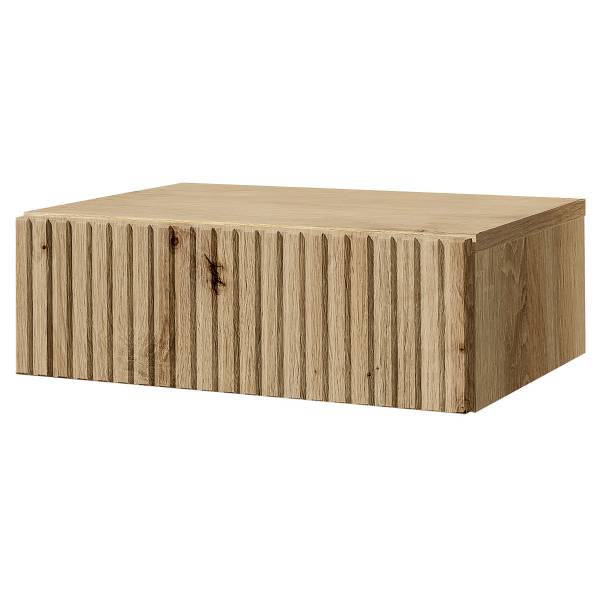 Hänge-Nachtkommode Narella - Eiche Artisan Dekor - 1