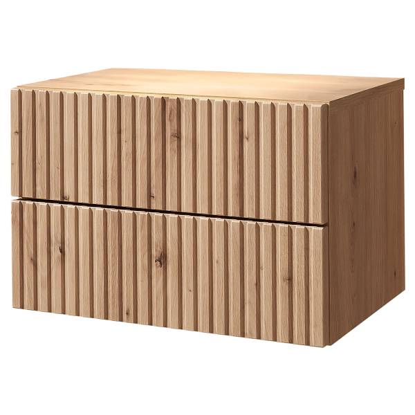 Hänge-Nachtkommode Narella - Eiche Artisan Dekor - 2