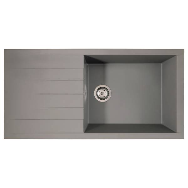 Küchenspüle Houston 100 x 50 cm - Grau