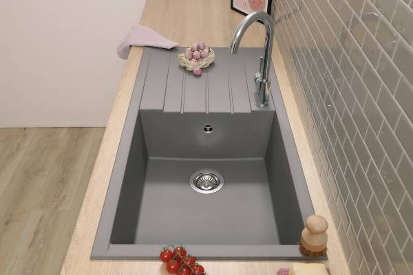 Küchenspüle Houston 100 x 50 cm - Grau