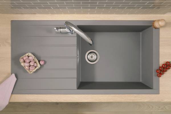 Küchenspüle Houston 100 x 50 cm - Grau