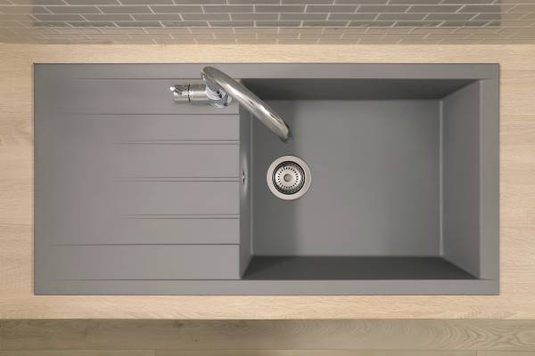 Küchenspüle Houston 100 x 50 cm - Grau