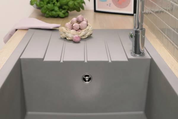 Küchenspüle Houston 100 x 50 cm - Grau