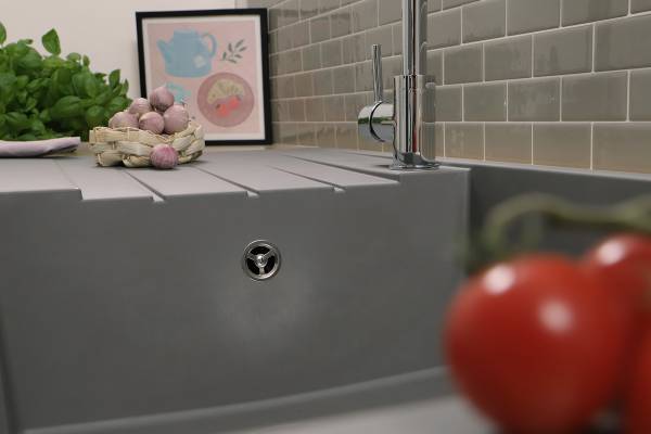 Küchenspüle Houston 100 x 50 cm - Grau