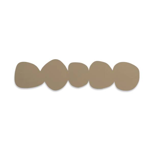 Garderobenleiste Craggy - Metall - Camel - Breite: 58 cm