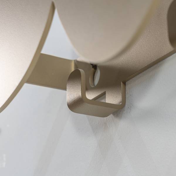 Garderobenleiste Craggy - Metall - Camel - Breite: 58 cm