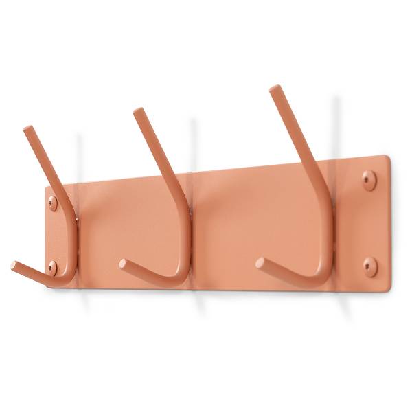 Garderobenleiste Fusion - Metall - Apricot - Breite: 40 cm