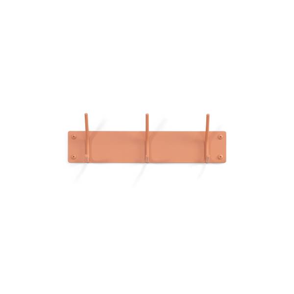 Garderobenleiste Fusion - Metall - Apricot - Breite: 40 cm