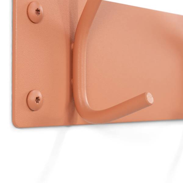 Garderobenleiste Fusion - Metall - Apricot - Breite: 40 cm