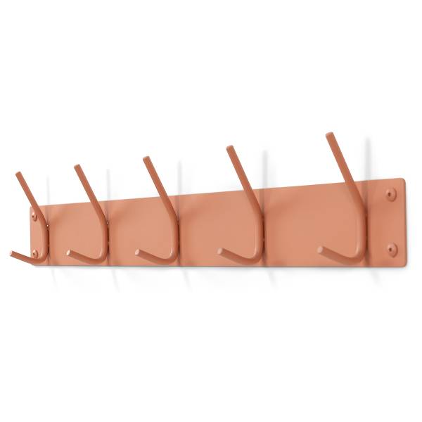 Garderobenleiste Fusion - Metall - Apricot - Breite: 70 cm