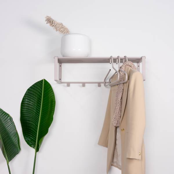 Wandgarderobe Rex - 70 cm - Sandgrau
