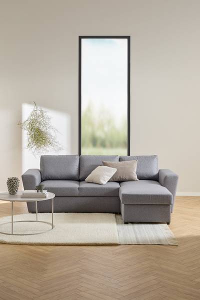 Couchtisch Coogee - rund - Sandgrau