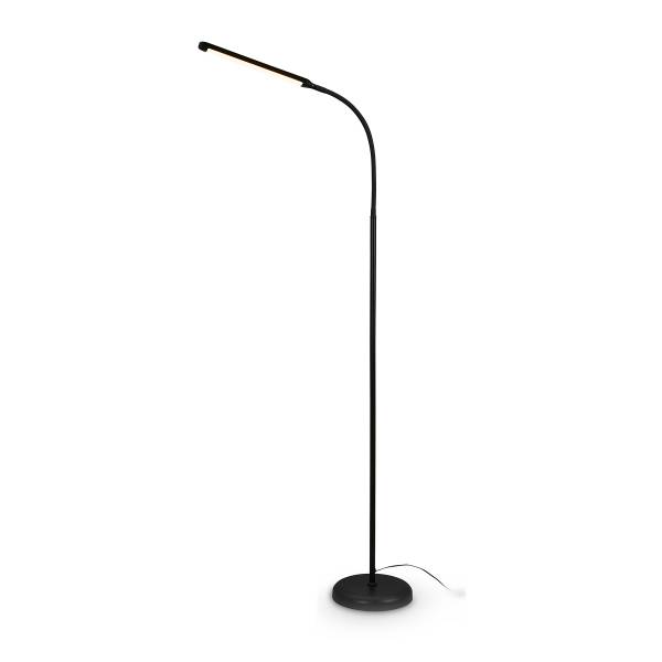 LED Stehleuchte Mura - Aluminium / Polypropylen - Schwarz