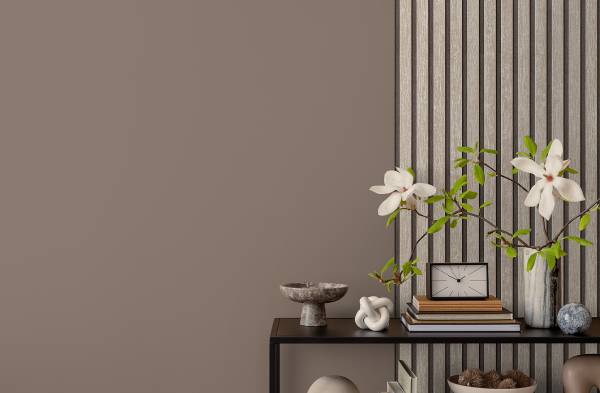 Vliestapete Urban Stripe - Vlies / Vinyl - Grau