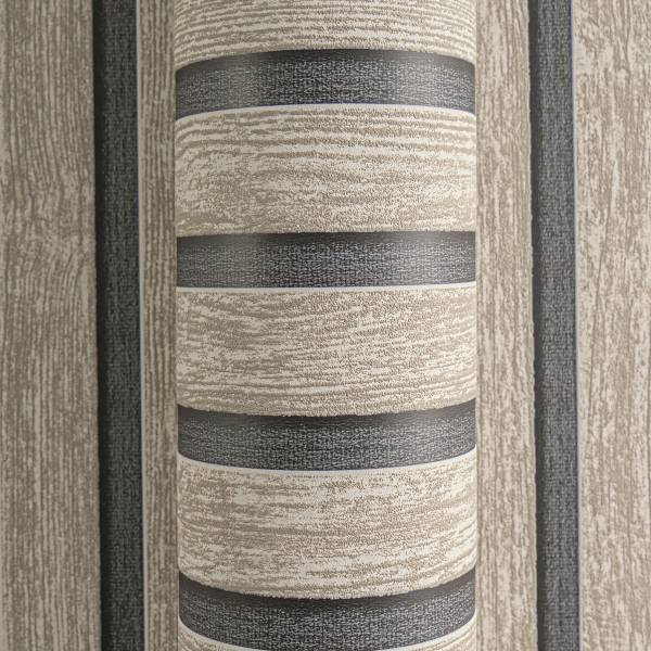 Vliestapete Urban Stripe - Vlies / Vinyl - Grau