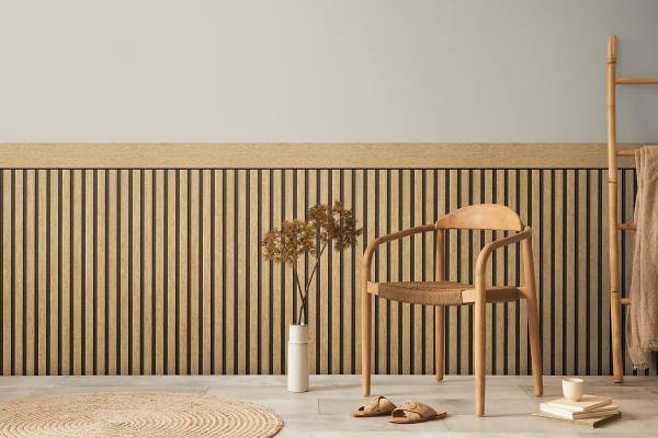 Vliestapete Urban Lines - Vlies / Vinyl - Beige
