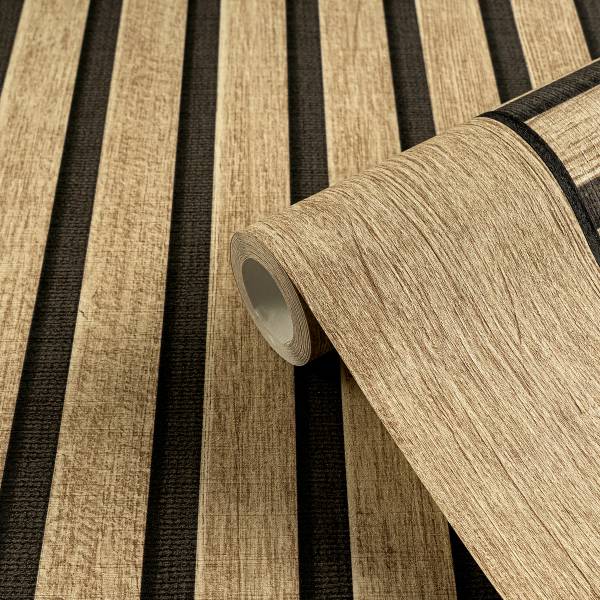 Vliestapete Urban Lines - Vlies / Vinyl - Beige