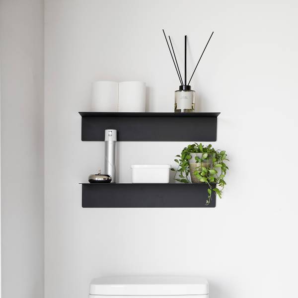 Magnetisches Wandboard Tower - Metall - Schwarz - Breite: 50 cm